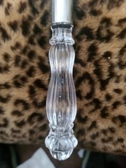 1995 Beverly Clark Collective Cake Knife/Server (Serrated Edge) Crystal 2 In 1