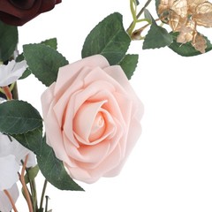 Wedding Chair Decoration Artificial Pew Flower Artificial Wedding Chair Flower