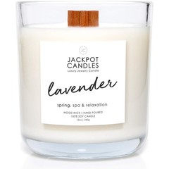 Lavender Candle with Ring Inside (Surprise Jewelry Size 7,