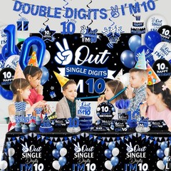 10th Birthday Decorations for Boys,152pcs 10 Year Old Birthday Decorations Do…