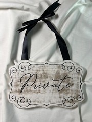 Special Event Private Room or Table Sign – Wooden, Hanging or Stand Up