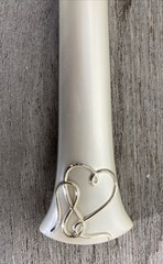 Mikasa Love Story Stainless Steel Wedding Cake Pie Server Set Swirl Hearts