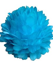 Centerpiece Feather Ball Large Wedding Ball Kissing Ball 16 inches Turquoise USA