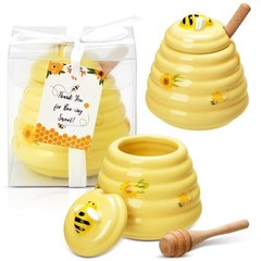 Pcs Baby Shower Prize for Winners Honey Party Favors 3 oz Ceramic Honey Jars 1