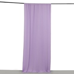 5 ft x 10 ft LAVENDER 4-Way Stretch Spandex Divider Backdrop Curtain Wedding