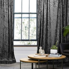 10 feet x 10 feet Lush Velvet Backdrop Drapes 60″W x 120″L (Pack of 2) Black