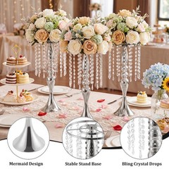 Metal Candle Holder Reusable Multi-Purpose for Tabletop Flower Arrangement