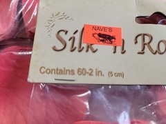 Vintage Beistle Silk ‘n Rose Petals Coral Pink 60-2″ Per Package #540