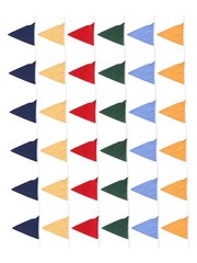 Multicolor Fabric Banner 10M for Party For Birthday Wedding Decoration