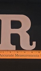 «MR & MRS» HAND MADE – STANDUP WOOD SIGN – PAINTABLE – EUC!*!