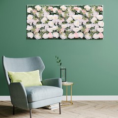 6Pcs 60*40cm Artificial Silk Flower Rose Wall Panels Wedding Party Venue Decor