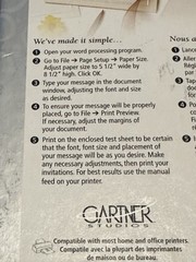 Gartner studios 50 Count Platinum Hearts Wedding Invitation Kit~ Sealed Package