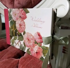 Vintage Shabby Chic Roses Wedding Album And Journal