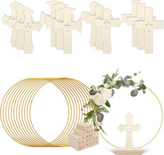 24 Pcs Baptism Centerpiece Decoration for Tables First Communion 12 24pcs
