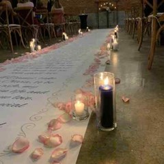 Custom Wedding Aisle Runner, Your Wedding Vows, 20-100 Feet
