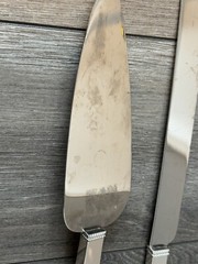 Vera Wang Wedgwood Love Knot Wedding Cake & Trowel Serving Set Bridal Engraved!