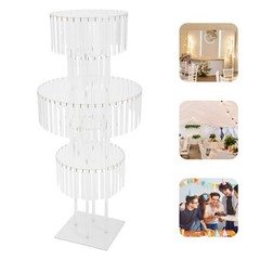 Flower Stand for Wedding, Crystal Flower Stand 5-Tier