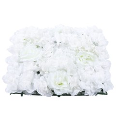 6 Pcs Silk Rose Flower Wall Panels 40 × 60 cm Wedding Party Backdrop