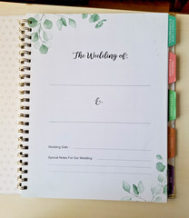 Wedding Planner Organizer, Marble – Diary, Journal, Engagement Gift – USA Brides