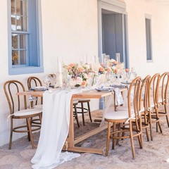 10Ft 1 Piece White Chiffon Table Runner 27×120 Inches Sheer Chiffon Fabric Br…