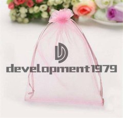 100Pcs Organza Favor Gift Candy Sheer Bags Jewelry Pouch Wedding Party
