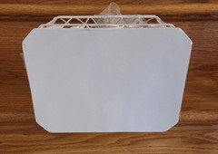 Bird Cage Wedding Card Gift Box White Metal Hinged Top Bow 84 Plastic Scatter…