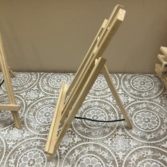 16” x 9” tabletop wooden easels lot of 7 event decor catering