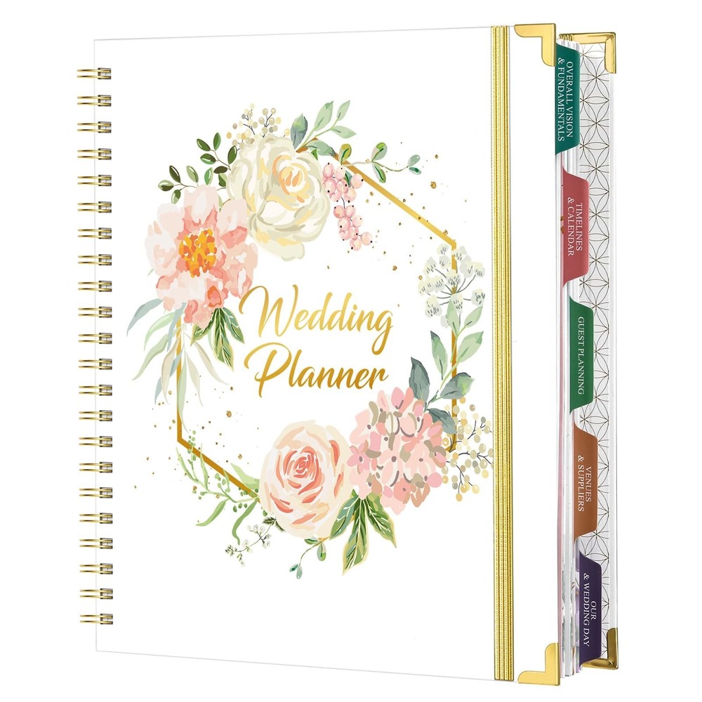 Wedding Planner – Book and 9 inches x 11.9 inches, White
