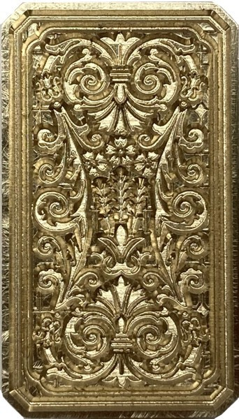 Intricate Flourish in Frame – Rectangular Wax Seal Stamp Head, Gorgeous Design!