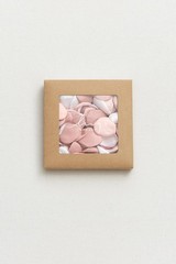 Ling’s moment Silk Rose Petals, Blush White Dusty Rose, 200pcs | Wedding Aisl…