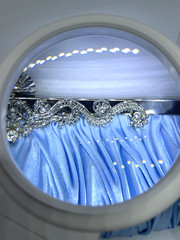 Classic Clutch Purse Chain Wedding in Rare Something Blue Color- * Custom Color