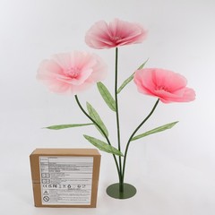 Pink Wedding Artificial Flower Decoration Stand With Base For Wedding Birthday