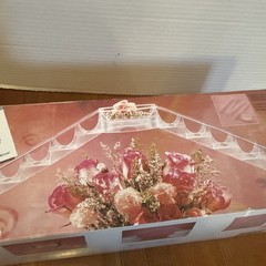 VTG Wilton 3 Piece Crystal Look Bridge & Stairway Set Wedding Cake Topper New