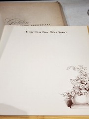 Vintage C.R. Gibson 50th Anniversary Wedding Party Guest Book Gold U.S.A. New