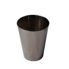 Plastic SILVER WINE GLASSES CUPS Disposable TABLEWARE Party Light Gray Catering