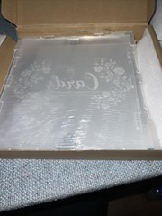 Cecolic Acrylic Wedding Card Box W/ Lock , Size 9.8 In X 9.3 X 10 In