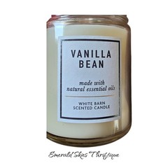 B&BW white barn vanilla bean candle 7 oz. New. free shipping