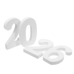 4Pcs Reusable Wooden Number Decorations White Wood Signs for Crafting and Events