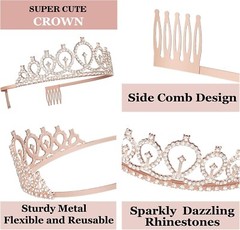 White Rose Gold Bridal Shower Party Set Bachelorette