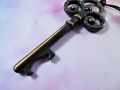 Wedding Favor Skeleton Key Bottle Openers Antique Copper Finish New Lot Of 14