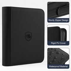 Pemocyny Toploader Binder Holds 360 Toploaders 100 Toploaders Included 9-Pocket