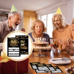 90th Birthday Invitations, Birthday Party Invitations For Women Men, 90 Year …