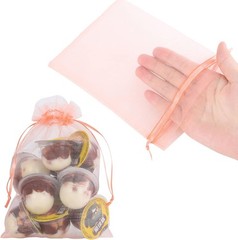 Durable Assorted Organza Drawstring Bags – 100 Pack, Perfect for Jewelry & Candy