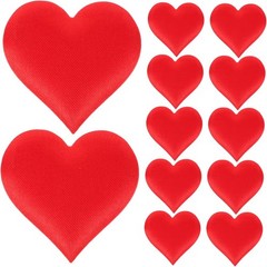 Heart Shape padded satin petals  Scatter for Valentine’s Day Wedding Decorations