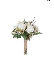 Wedding Bouquets for Bride, 14″ Artificial Bridal Bouquet Flowers