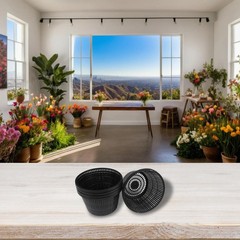 Aquatic For Plant Support Large Black Mesh Pots Perfectly Sized at 8 3 Inches