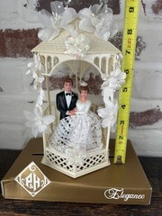 Pfeil & Holing NY VTG 1950-60’s Wedding Cake Topper NOS In Package Plastic RARE