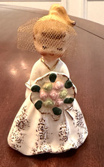Holt Howard Bride with Bouquet, 1950s or 1960s with Original Label