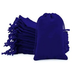 25/50pcs Velvet Pouch Jewelry Ring Bags Wedding Favor Bag Party Velour Baggie
