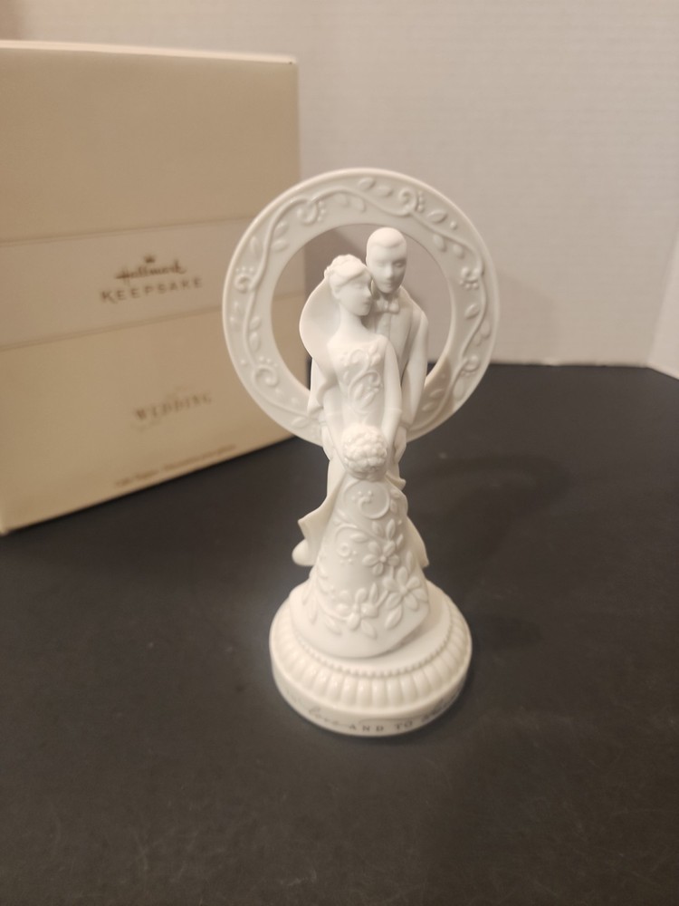 Hallmark Keepsake Wedding Cake Topper Ro Love And To Cherish 2005